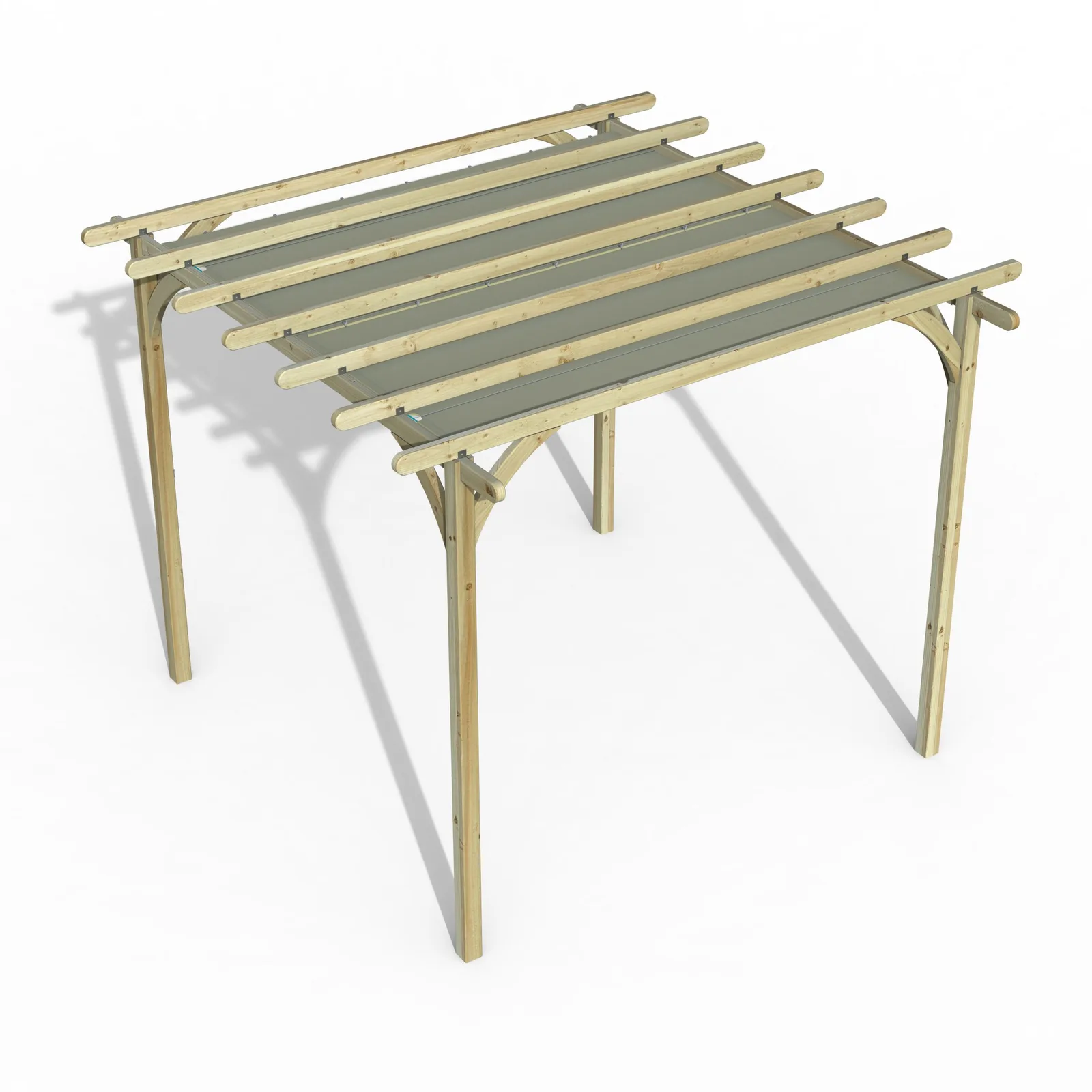 Ultima Pergola – 3.6 x 3.6m with Canopy — view 2 of 4
