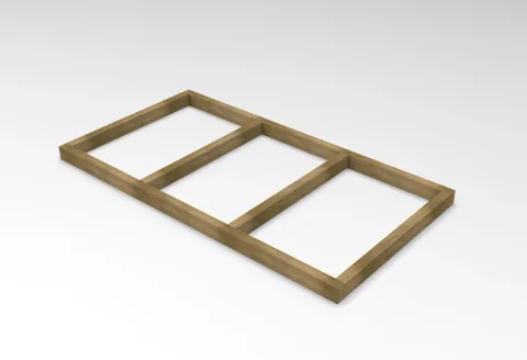 6×3 Pressure Treated Shed Base