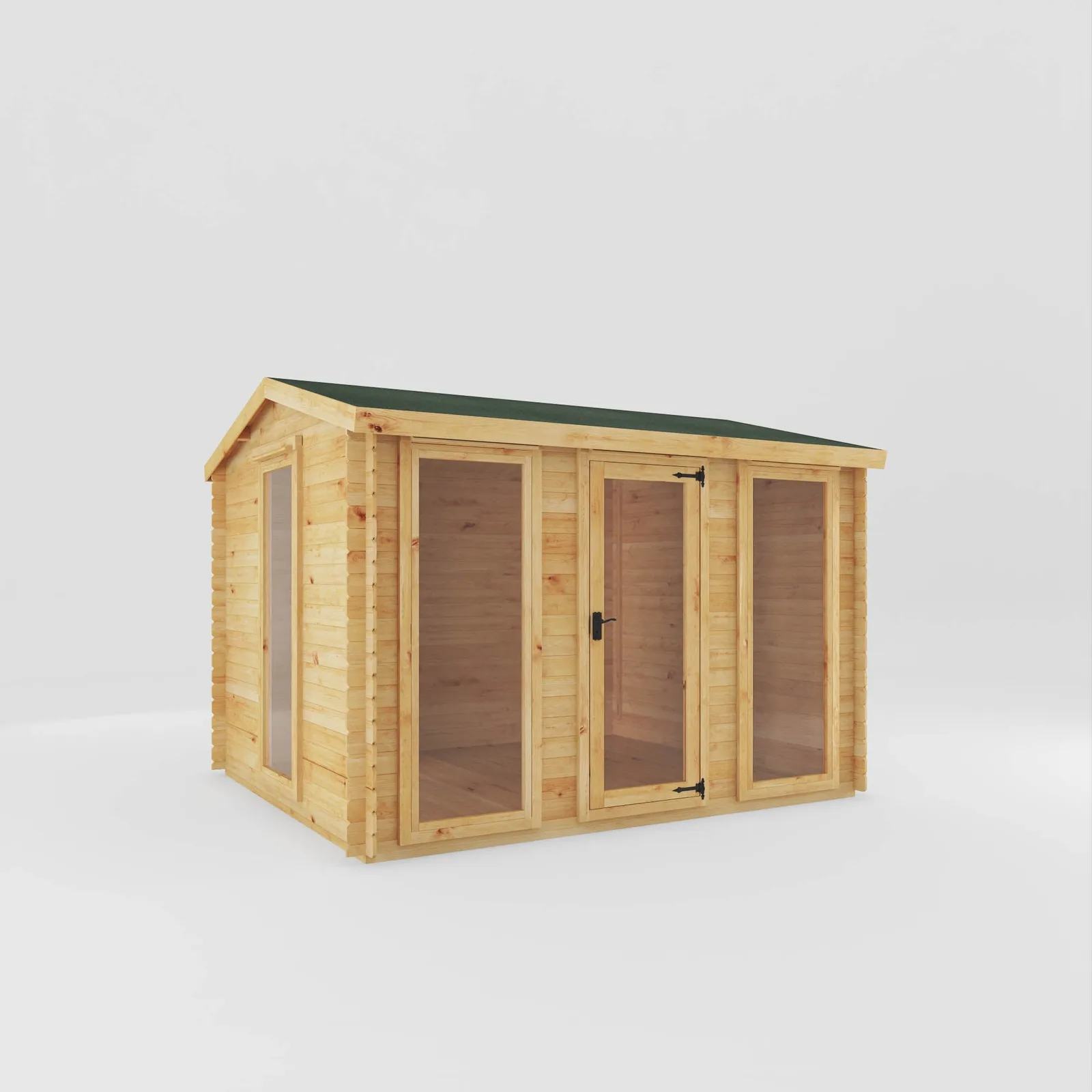 Mercia Garden Products Value 19mm Reverse Apex Log Cabin — view 2 of 3