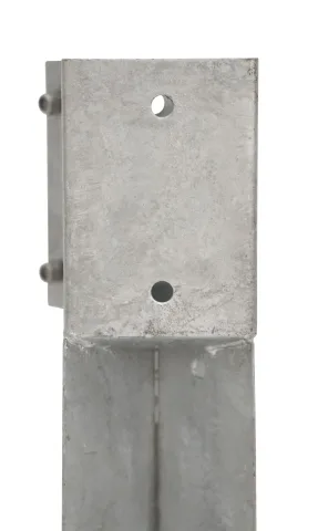 100mm GALVANISED – BOLT GRIP – FENCE POST CONCRETE IN