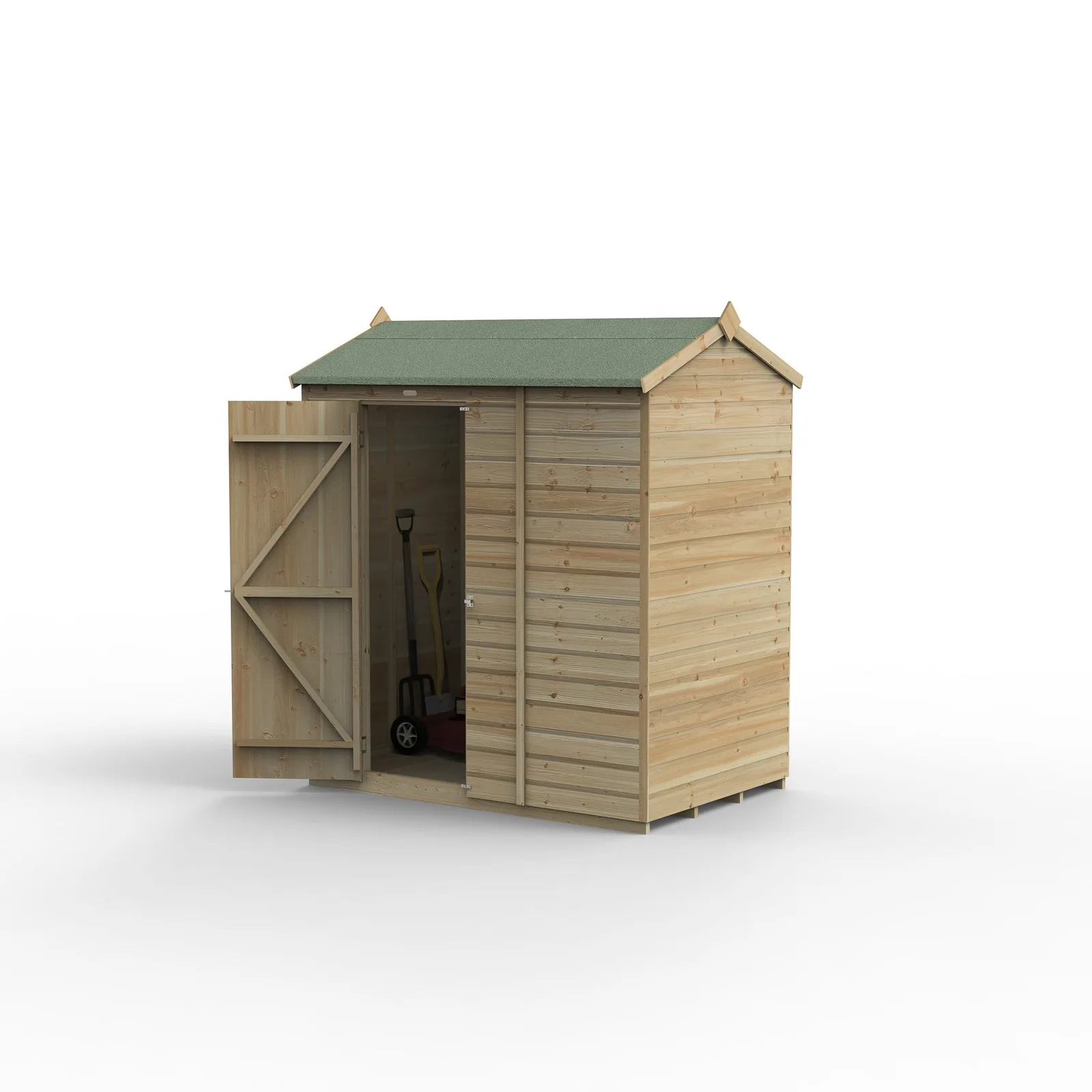 Beckwood 6×4 Reverse Apex Shed – No Windows — view 2 of 18