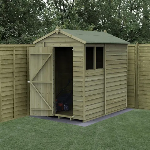 4LIFE Apex Shed 5×7 – Single Door – 2 Windows