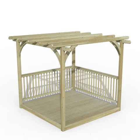 Ultima Pergola and Decking Kit – 2.4 x 2.4m