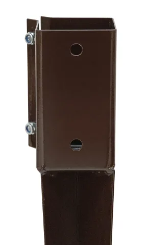 75mm BROWN – BOLT GRIP – FENCE POST SUPPORT – 750mm SPIKE
