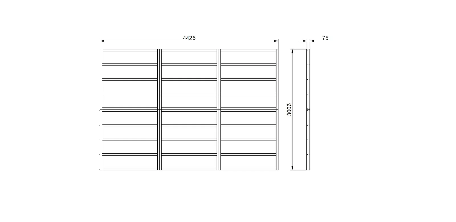 15 x 10 Shed Base for Forest Overlap Sheds — view 2 of 2
