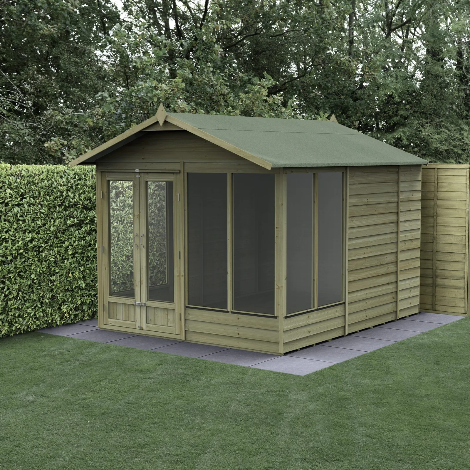 4LIFE Apex Summerhouse 8×10 – Double Door – 6 Window — view 2 of 13