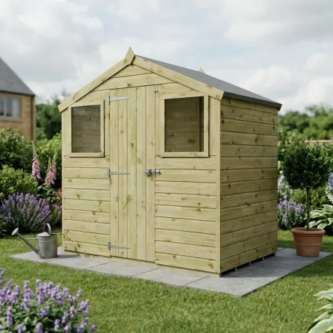 Mercia Garden Products 4 x 6 - Shiplap Apex
