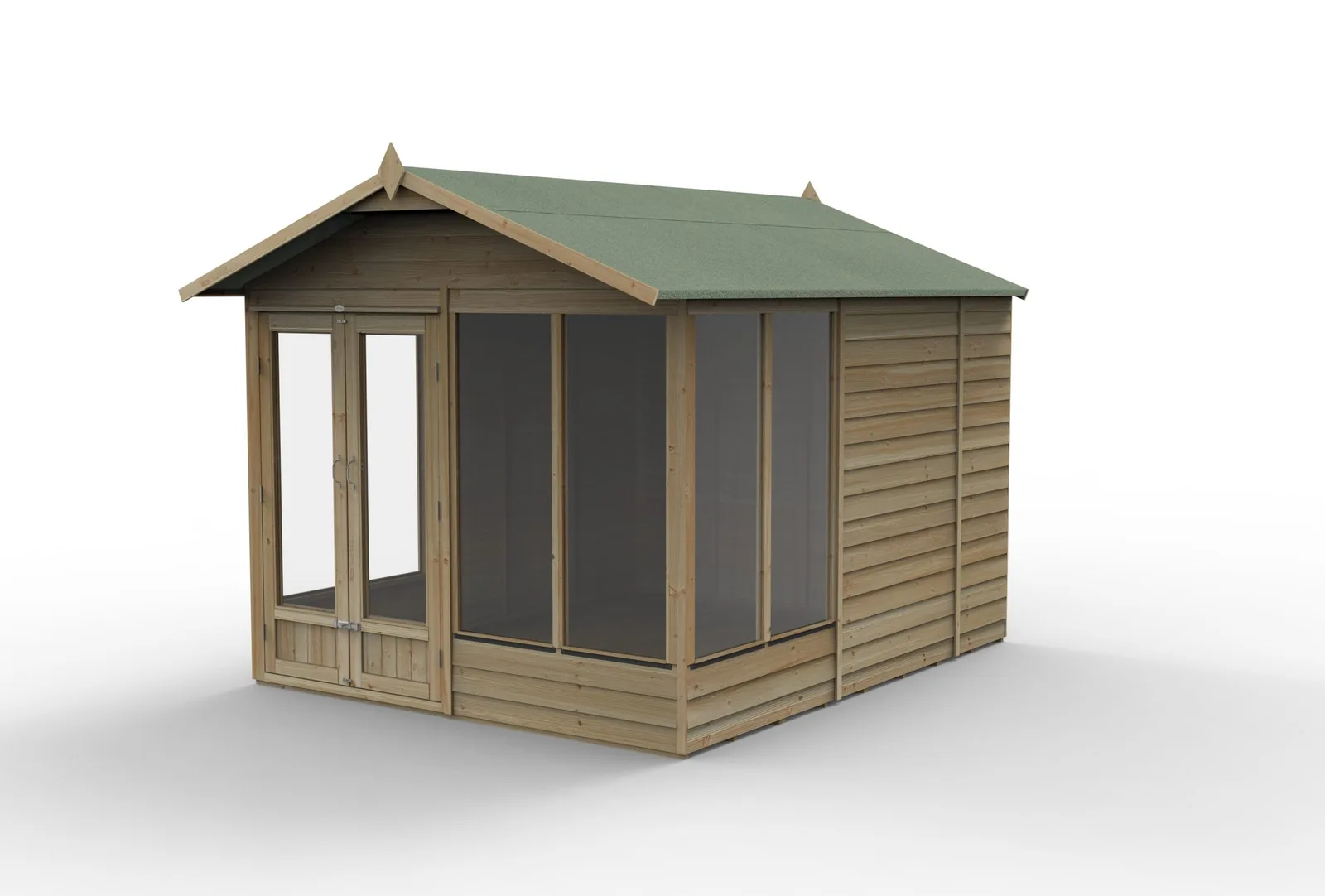 4LIFE Apex Summerhouse 8×10 – Double Door – 6 Window — view 3 of 13