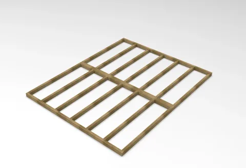 10 x 8 Shed Base for Forest Overlap & Shiplap Sheds