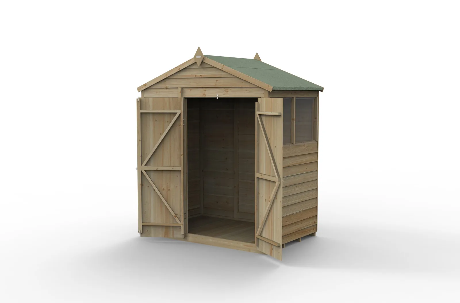 4LIFE Apex Shed 6×4 – Double Door – 2 Windows — view 2 of 17