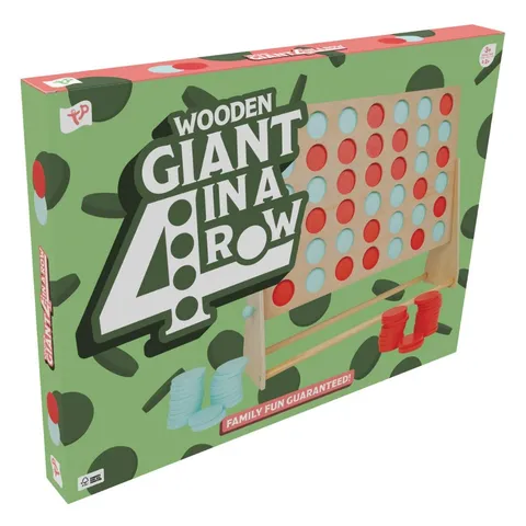 TP Toys TP Giant Wooden 4 in a Row - FSC® certified