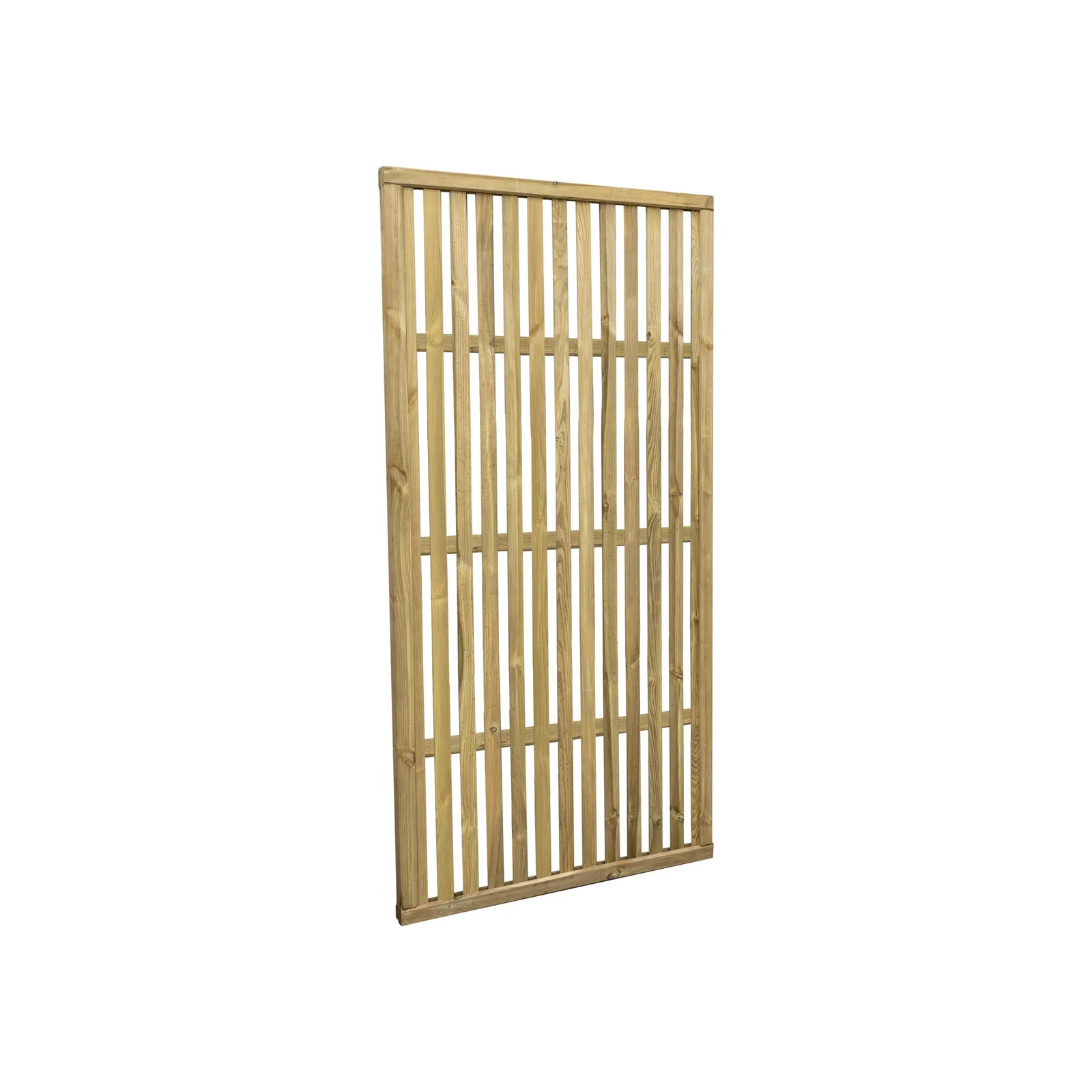 1.8m x 0.9m Pressure Treated Vertical Slatted Screen — view 3 of 5
