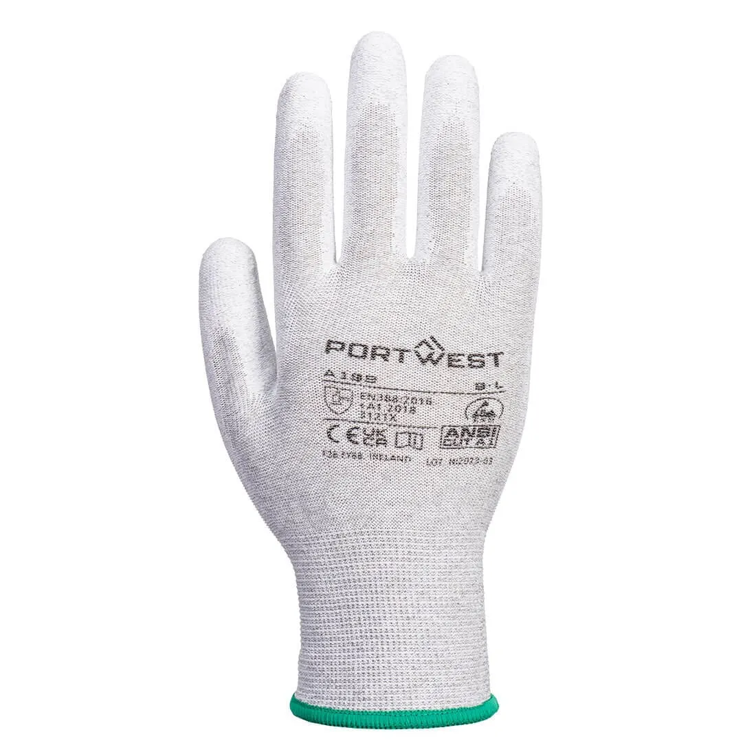 Site King Antistatic PU Palm Work Gloves — view 2 of 2