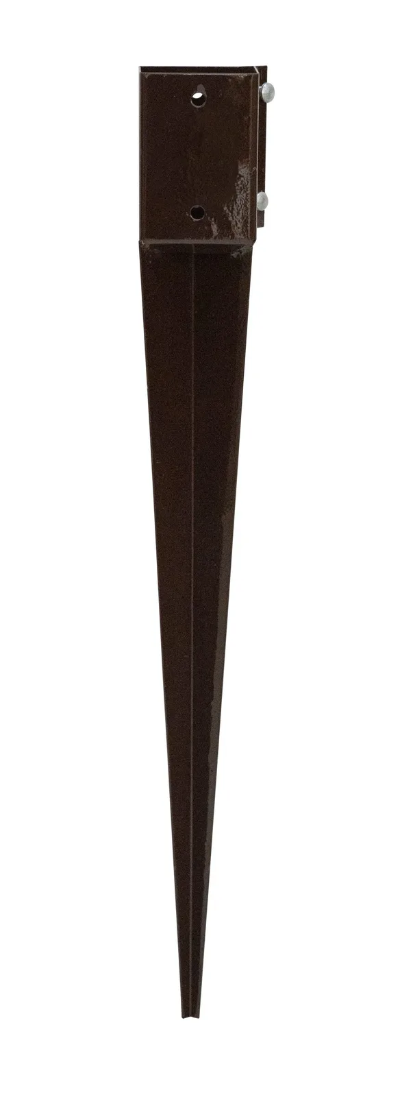 100mm BROWN – BOLT GRIP – FENCE POST SUPPORT – 750mm SPIKE — view 3 of 5