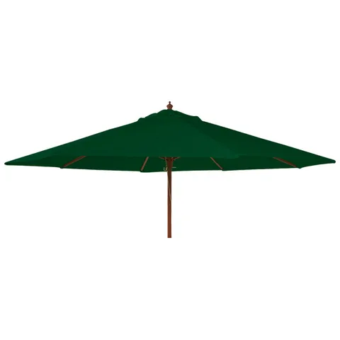 Alexander Rose Alexander Rose 2.7m Hardwood Round Garden Parasol - Green