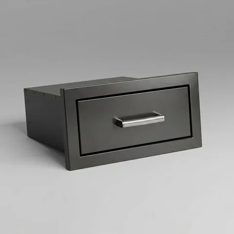 Draco Grills Draco Grills Black Stainless Steel Build-In Outdoor Kitchen Single Drawer