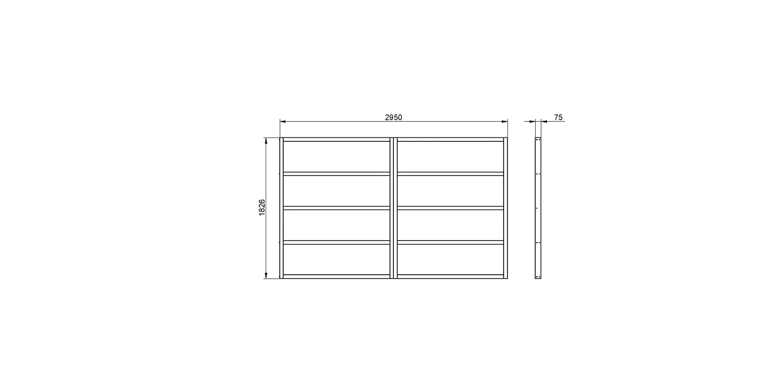 10 x 6 Shed Base for Forest Overlap Sheds — view 2 of 2