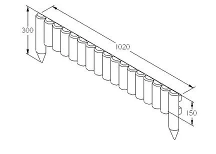 Border Section – 15cm — view 3 of 3