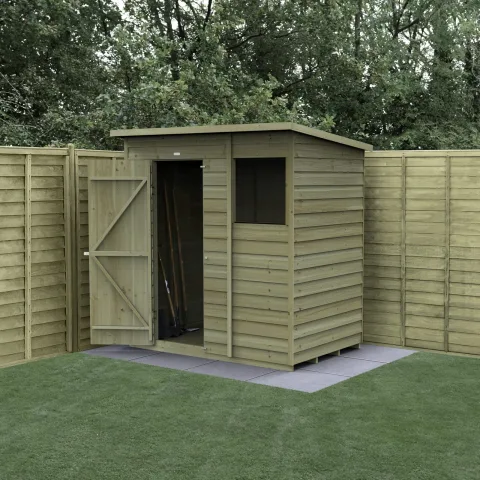 4LIFE Pent Shed 6×4 – Single Door – 1 Window