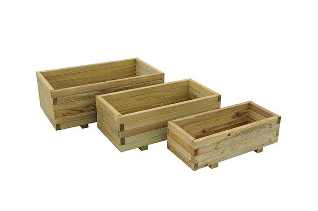 Durham Rectangular Planter – Set of 3 — view 3 of 4