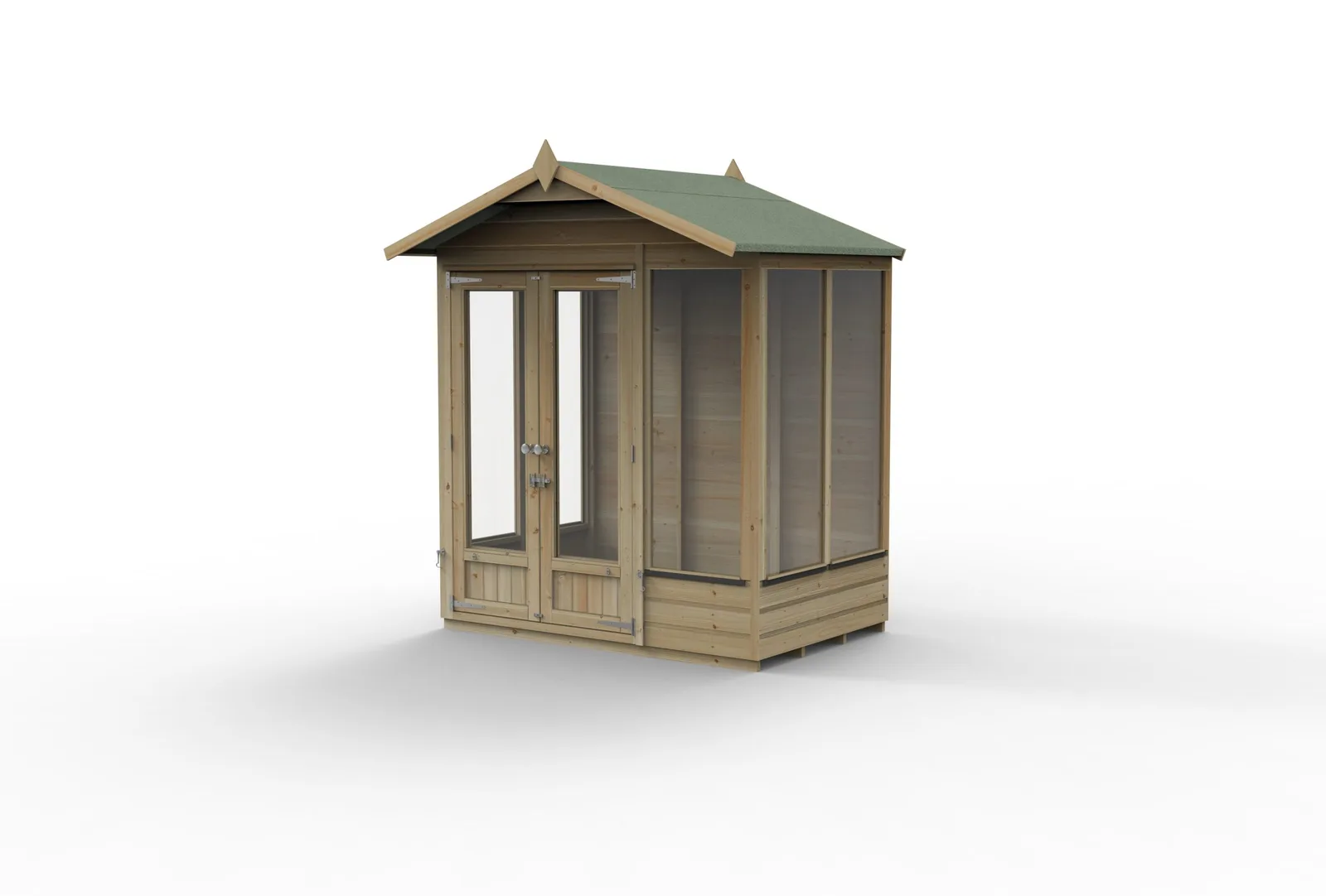 Beckwood Apex Summerhouse 6×4 – Double Door – 5 Windows — view 2 of 14