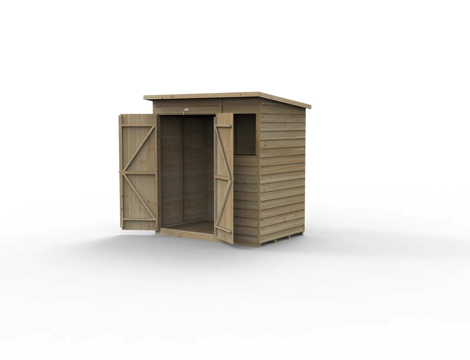 4LIFE Pent Shed 6×4 – 1 Window – Double Door — view 2 of 17