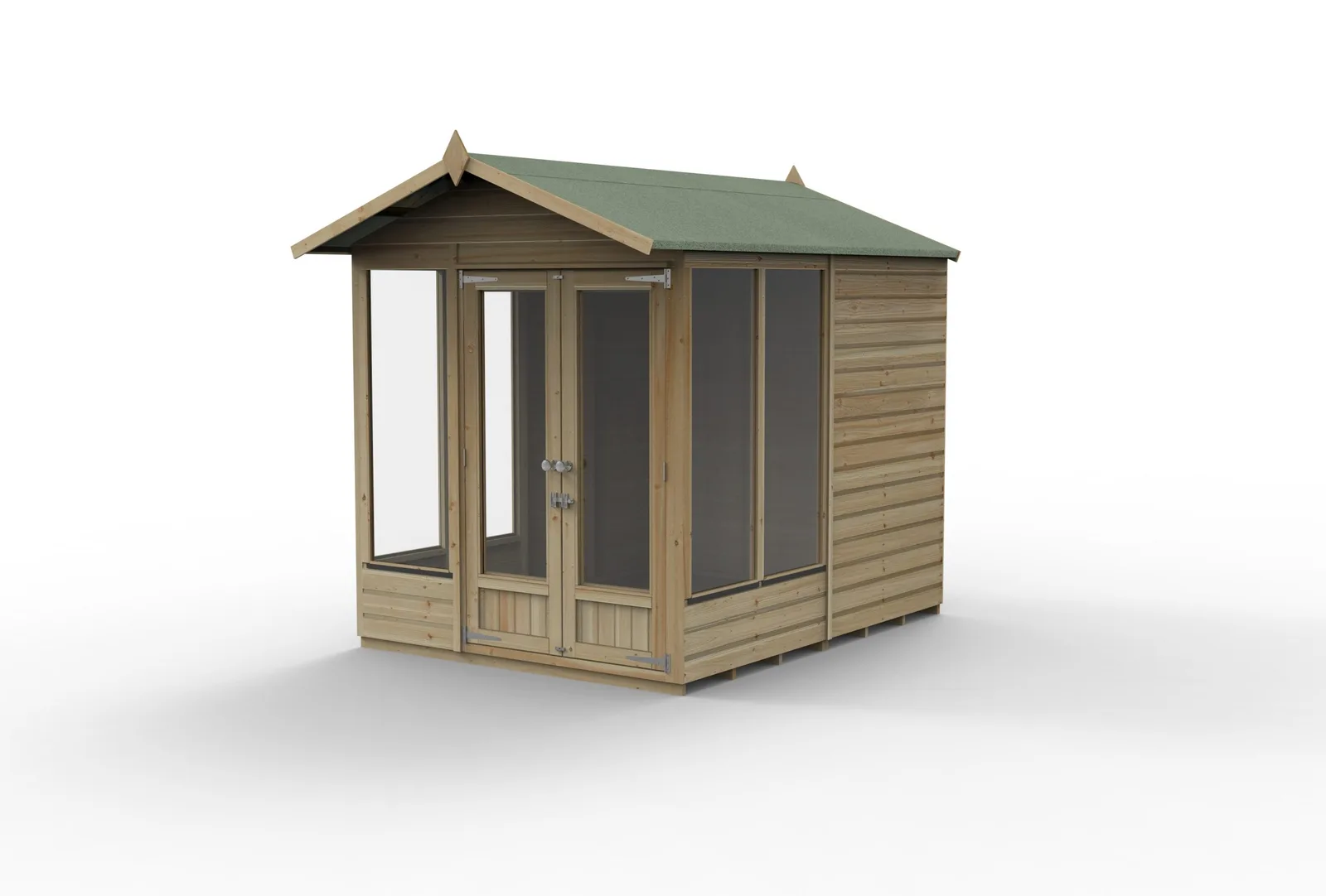 Beckwood Apex Summerhouse 8×6 – Double Door – 5 Windows — view 3 of 15