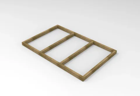 6 x 4 Shed Base for Forest Overlap & Shiplap Sheds