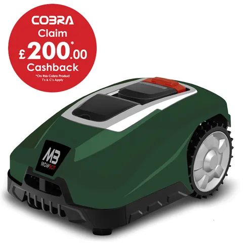Cobra Cobra Mowbot 1200 Robotic Lawn Mower - Solid Green (1200m²)