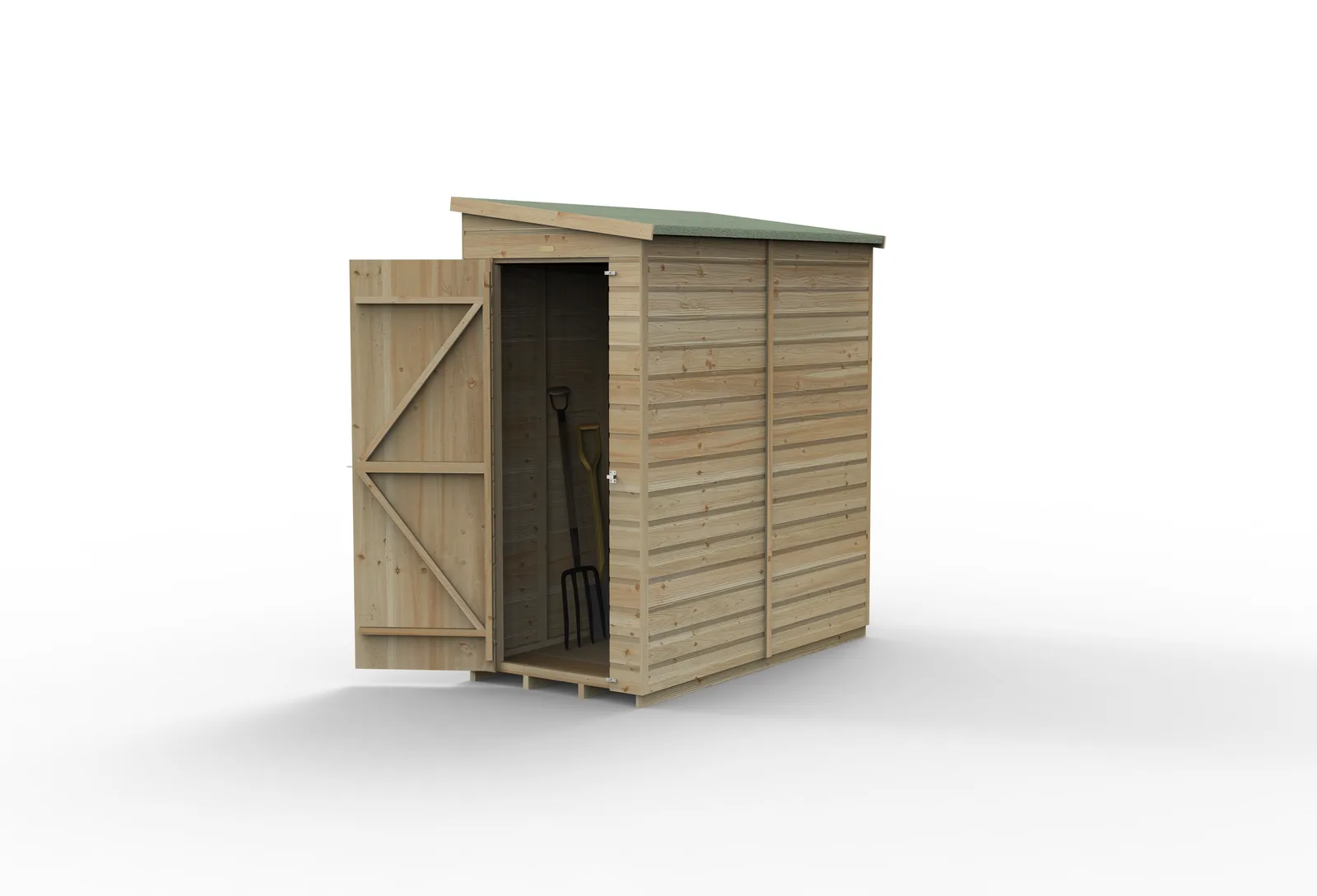 Beckwood 6×3 Pent Shed – No Windows — view 2 of 18