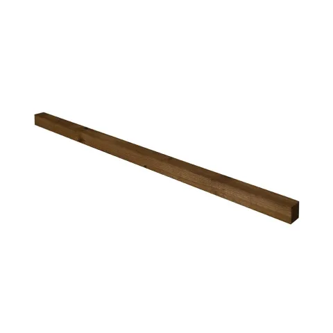 Brown Incised Fence Post 6ft – 180 x 7.5 x 7.5cm