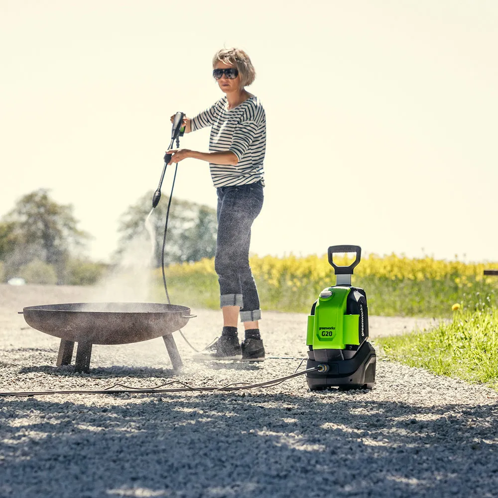 GreenWorks GreenWorks G20 Home & Garden Electric Pressure Washer 1400W 110 Bar — view 2 of 3