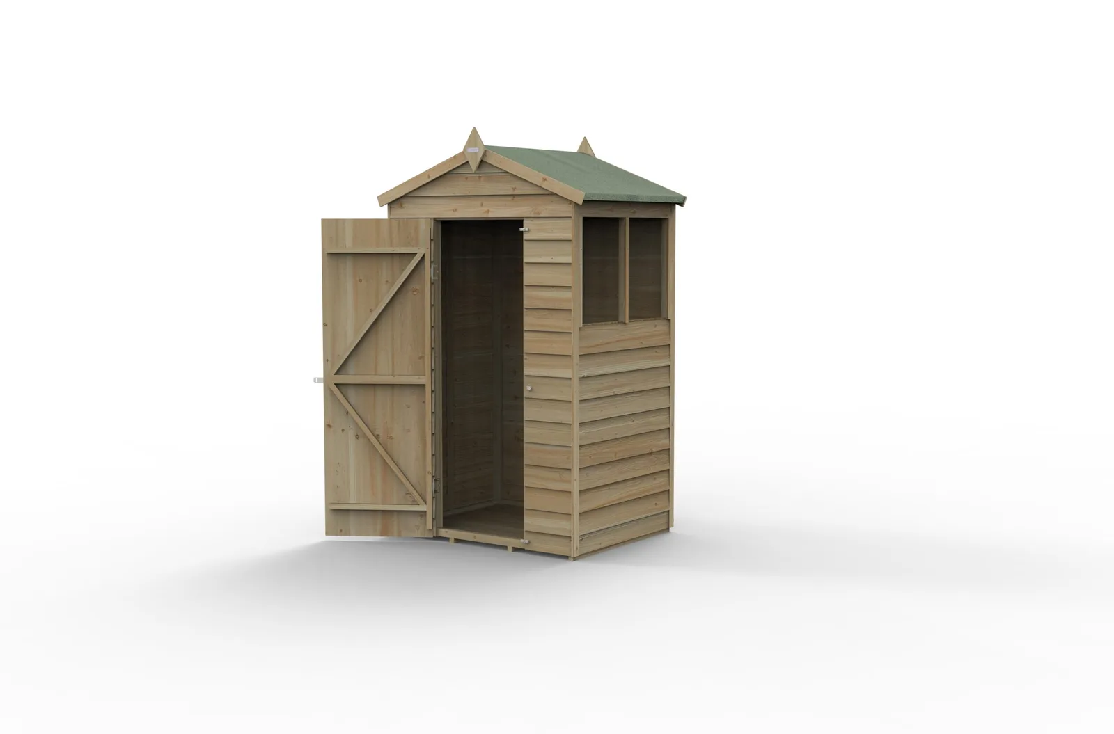 4LIFE Apex Shed 4×3 – Single Door – 2 Windows — view 2 of 17