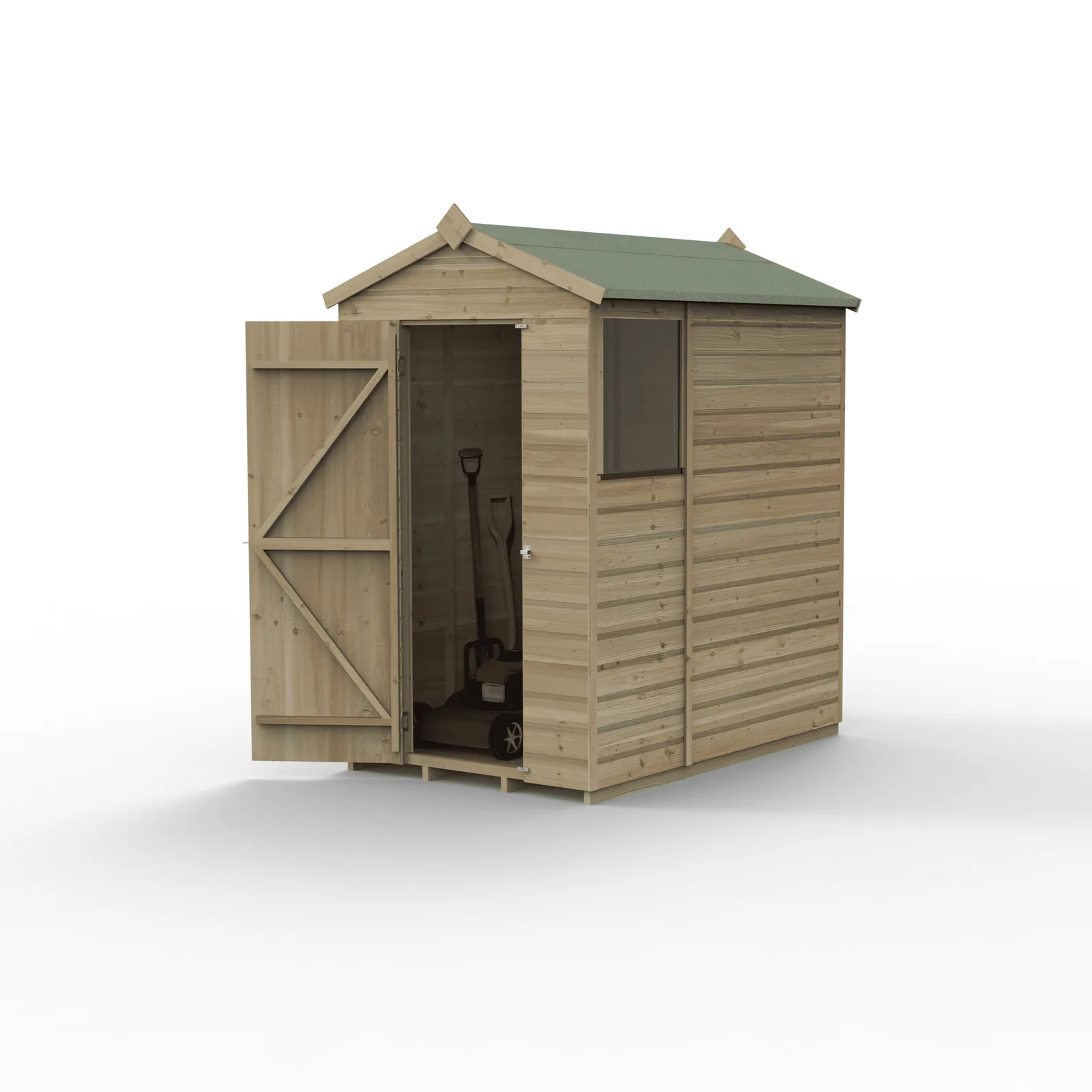 Beckwood 4×6 Apex Shed – 1 Window — view 2 of 20