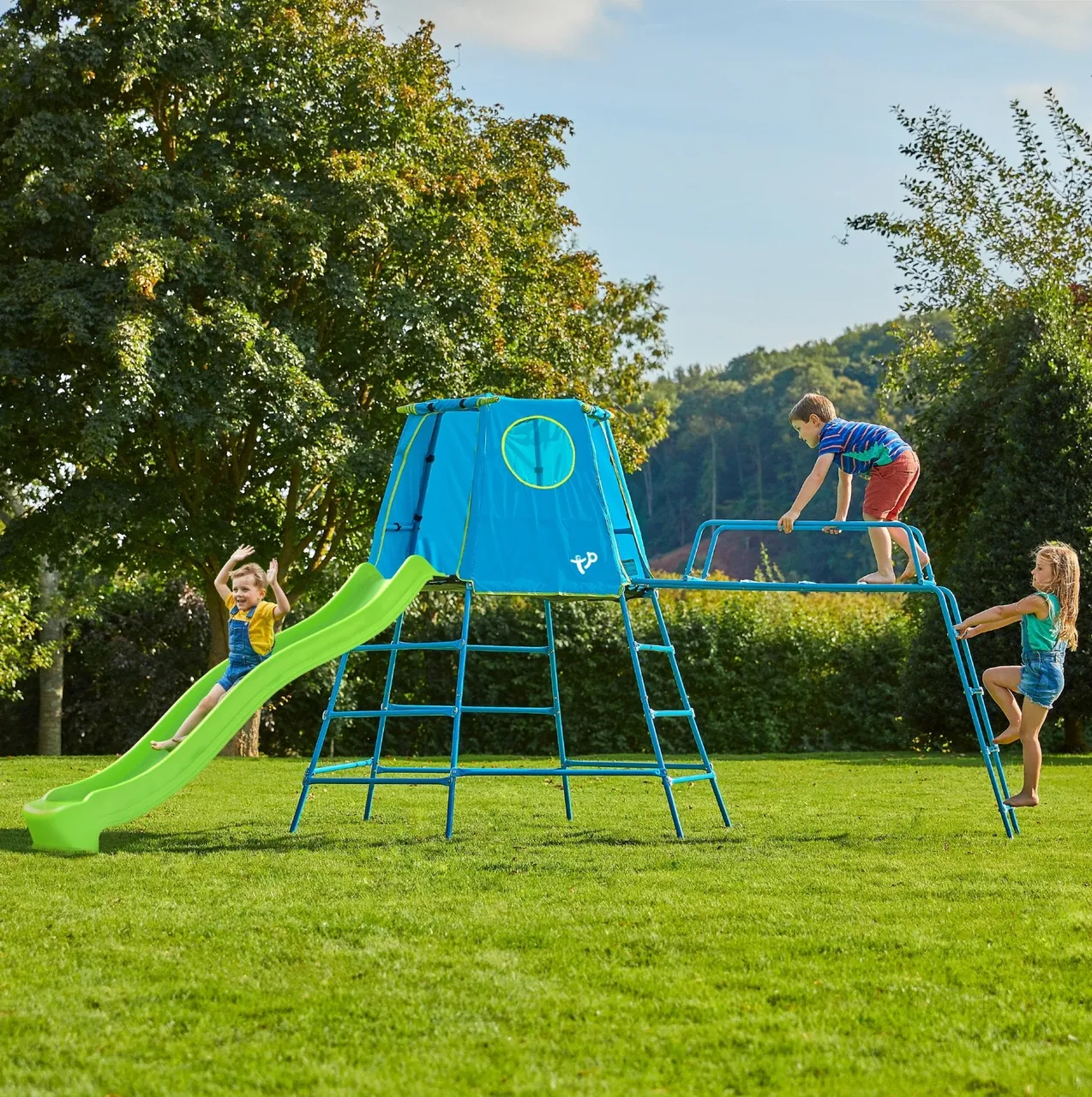 TP Toys TP Explorer Metal Climbing Frame Set with Ripple Slide & Jungle Run — view 2 of 3