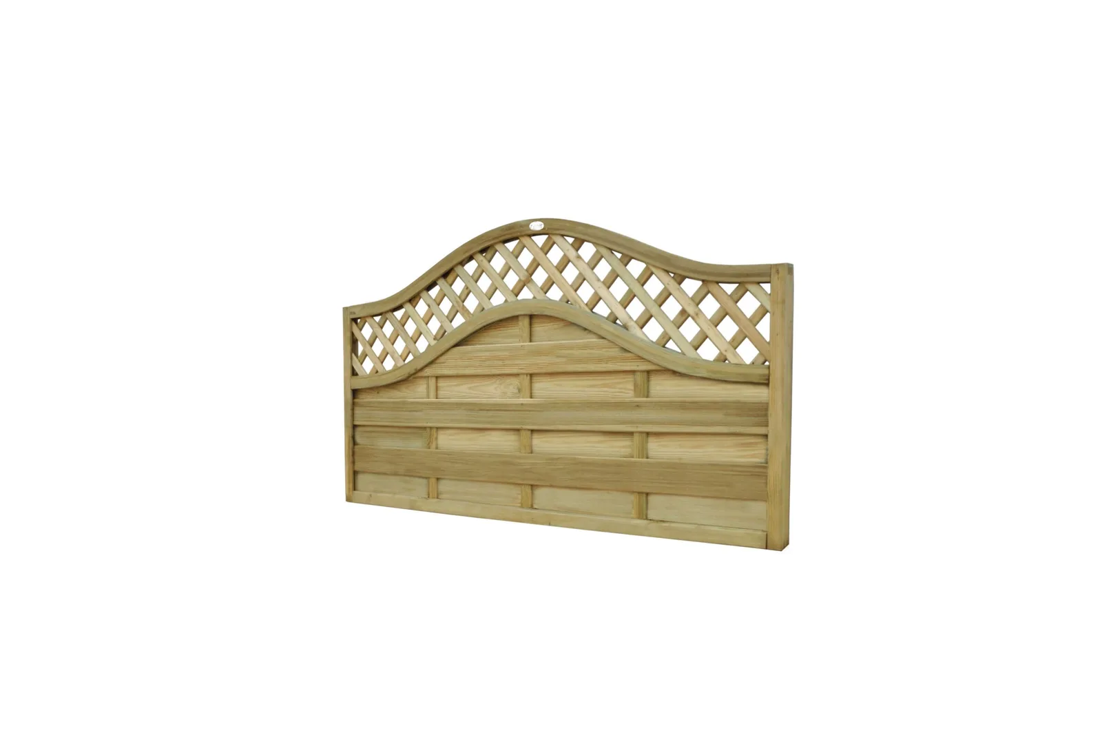 1.8m x 0.9m Pressure Treated Decorative Europa Prague Fence Panel — view 3 of 4