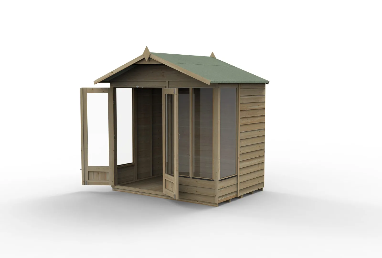 4LIFE Apex Summerhouse 7×5 – Double Door – 4 Window — view 3 of 12
