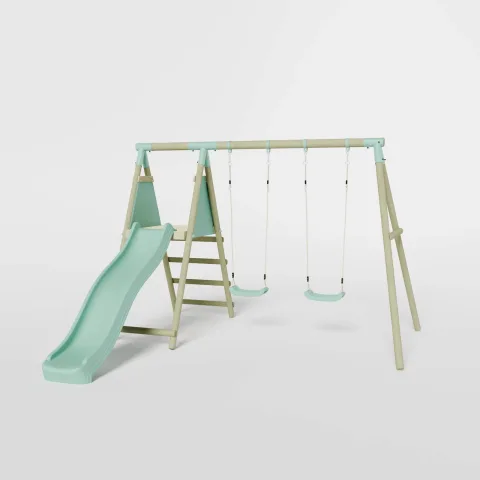 Mercia Garden Products Double Swing with Slide