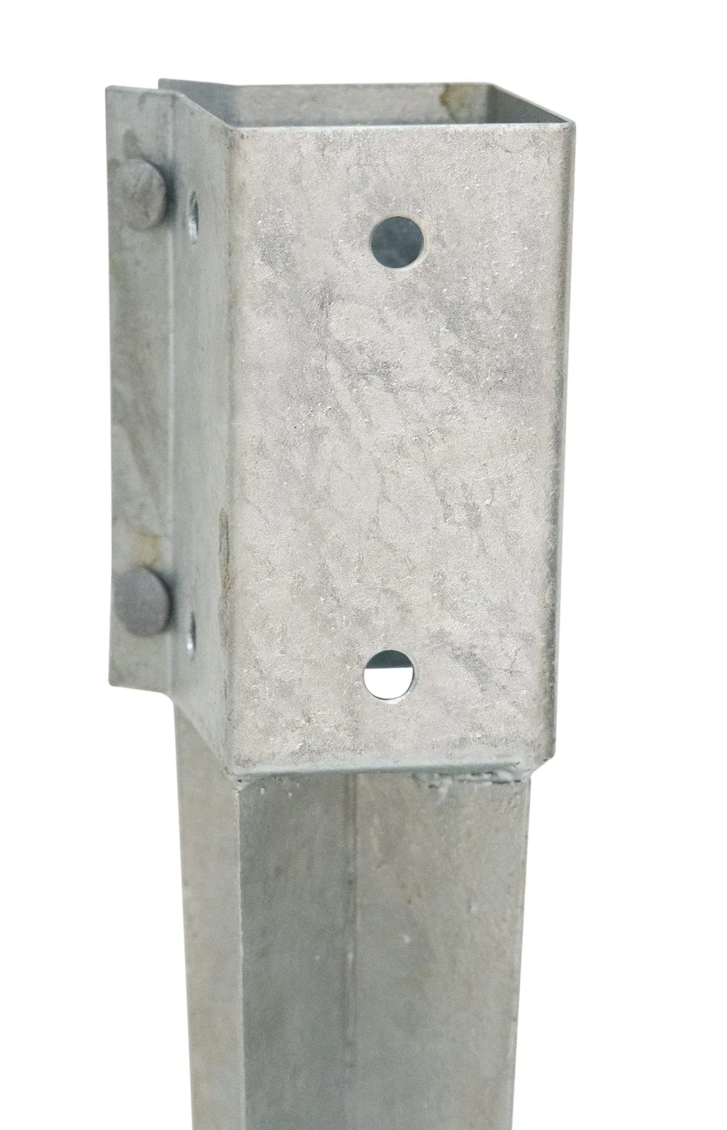 75mm GALVANISED – BOLT GRIP – FENCE POST SUPPORT – 600mm SPIKE