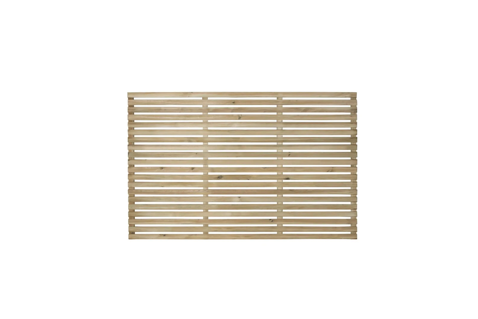 1.8m x 1.2m Pressure Treated Contemporary Slatted Fence Panel — view 2 of 4