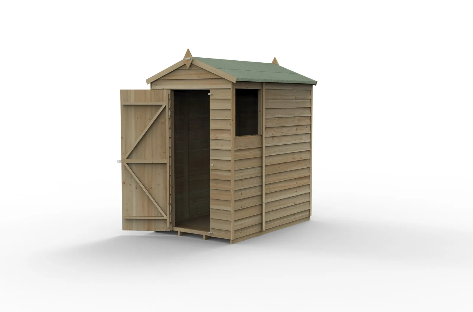 4LIFE Apex Shed 4×6 – Single Door – 1 Window — view 2 of 17