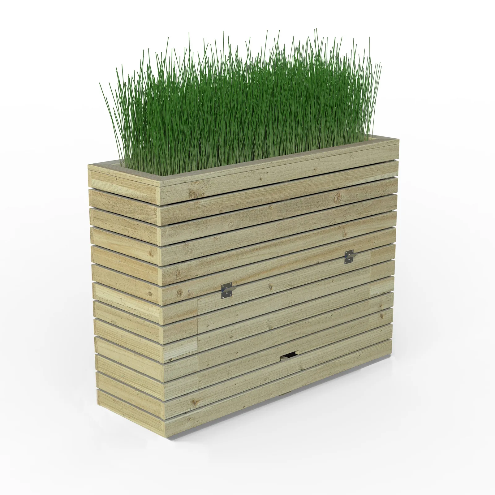 Tall Linear Planter with Storage — view 2 of 6