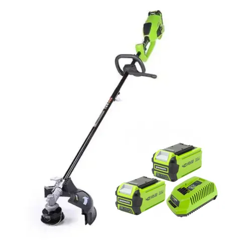 Greenworks Greenworks 40V 40cm Cordless Brush Cutter & Line Trimmer Kit (2 x 2Ah Battery and 2A Charger)