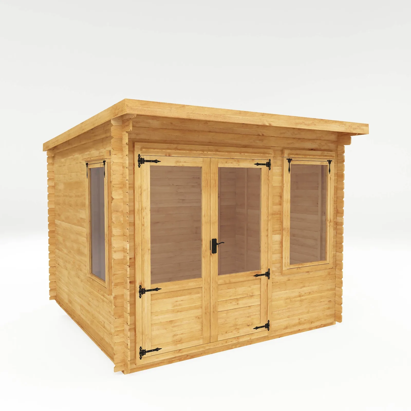 Mercia Garden Products Value 19mm Pent Log Cabin — view 2 of 3