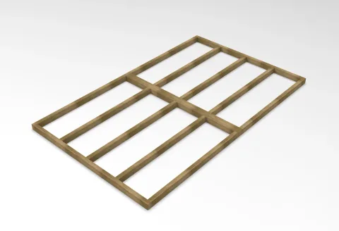 10 x 6 Shed Base for Forest Overlap Sheds