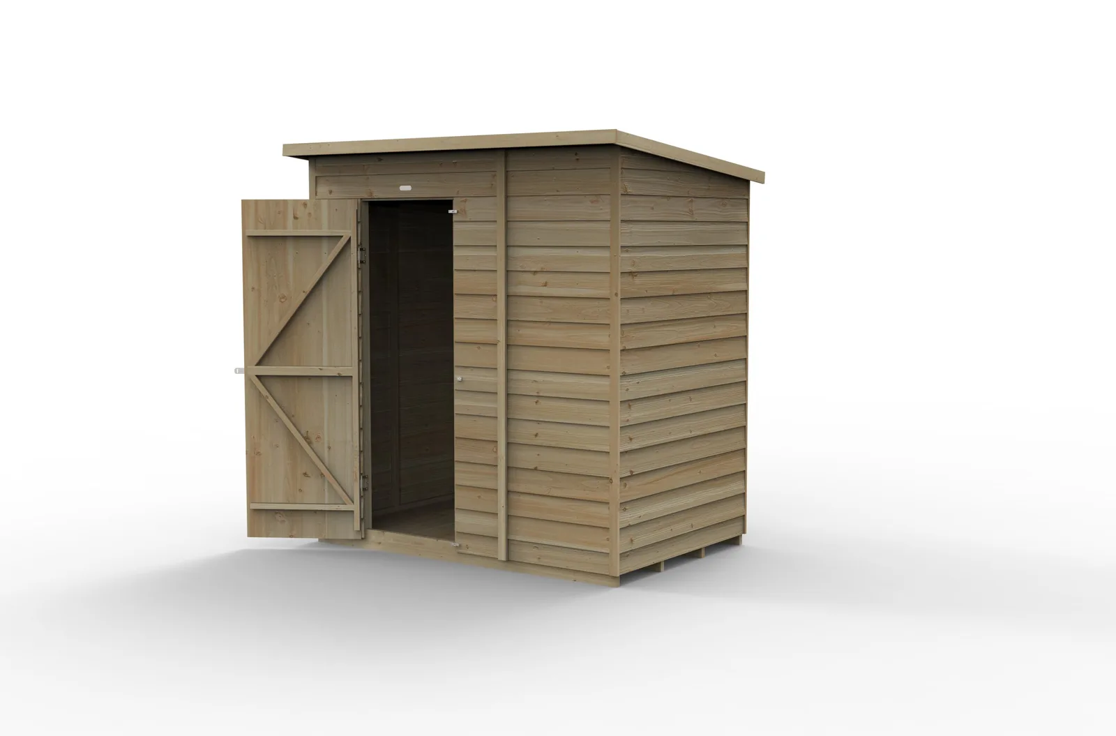 4LIFE Pent Shed 6×4 – Single Door – No Windows — view 2 of 17