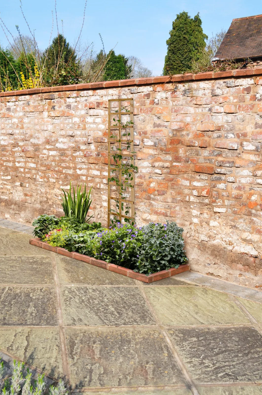 6ft x 1ft Traditional Square Garden Trellis