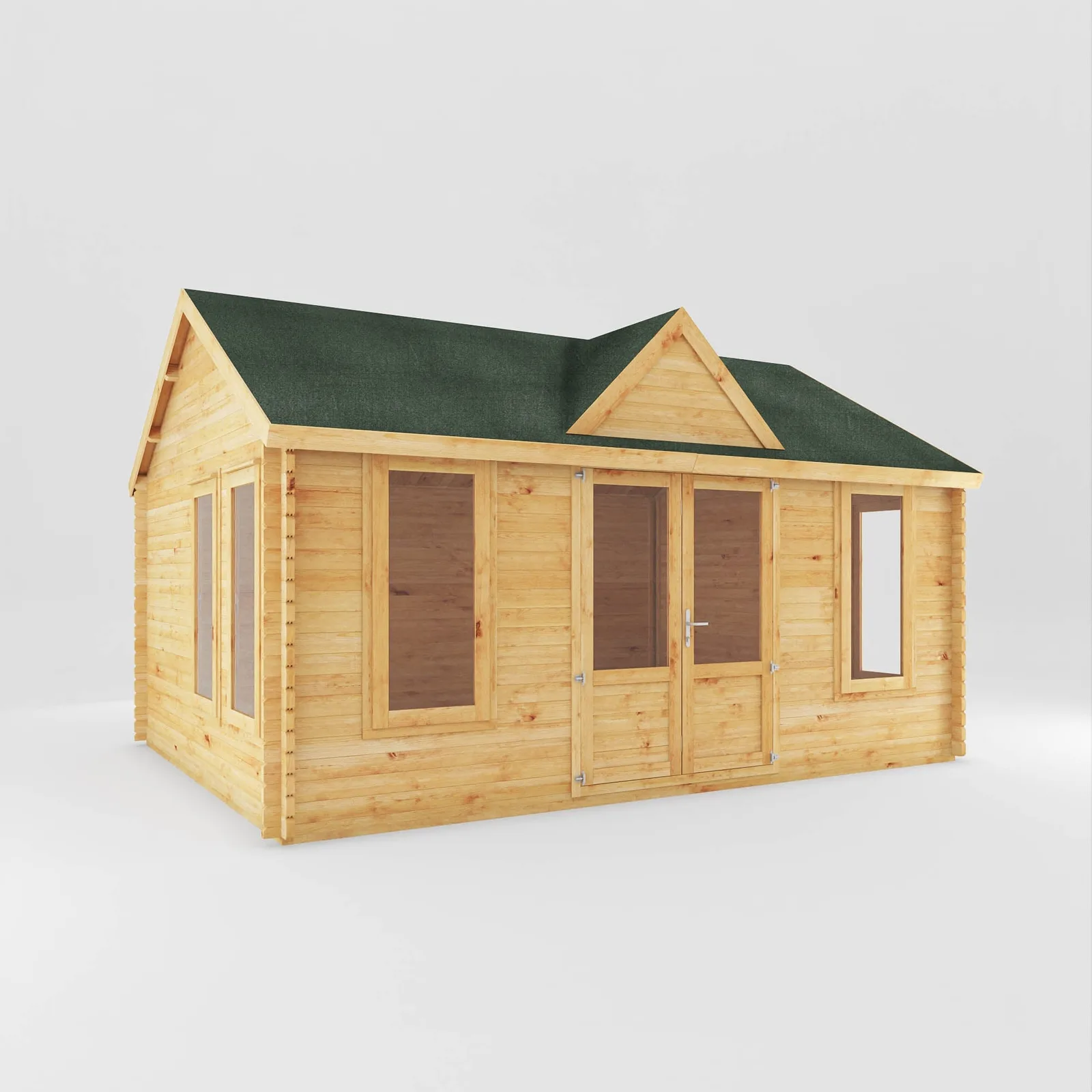 Mercia Garden Products The Clock Tower Log Cabin