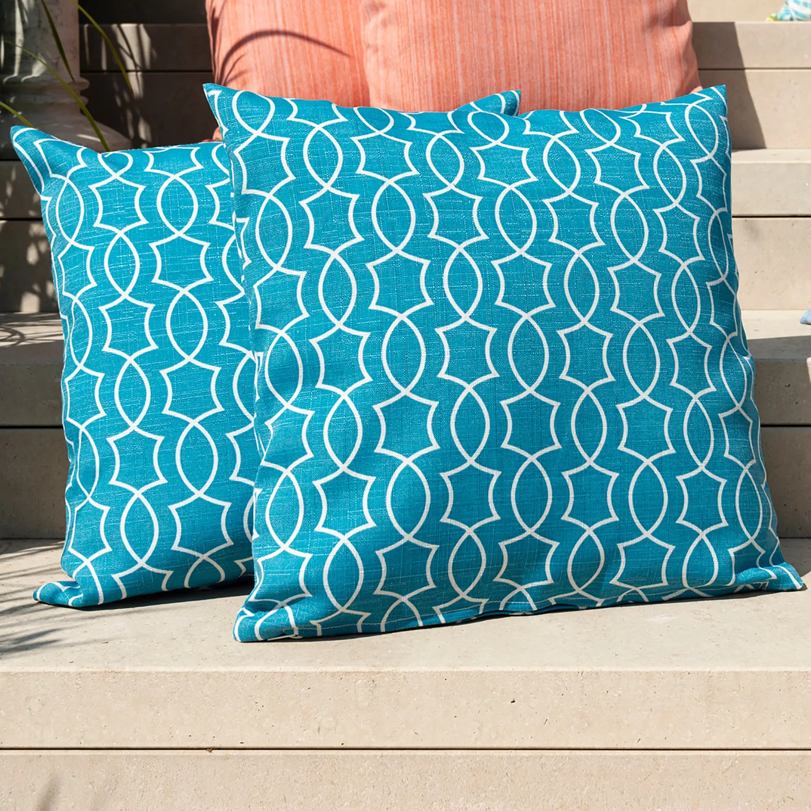 Alexander Rose Alexander Rose Dalia Blue Scatter Cushion — view 2 of 2