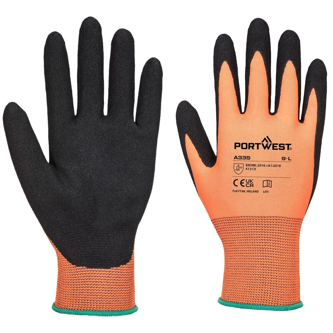 Site King Dermi-Grip NPR15 Nitrile Sandy Glove — view 2 of 2